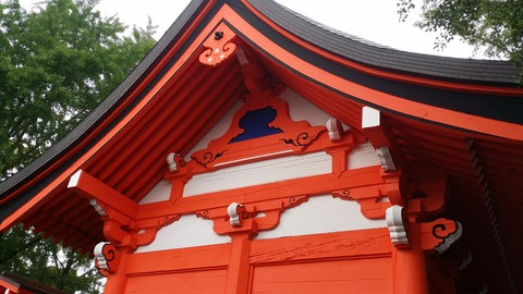 葛飾八幡宮の随神門