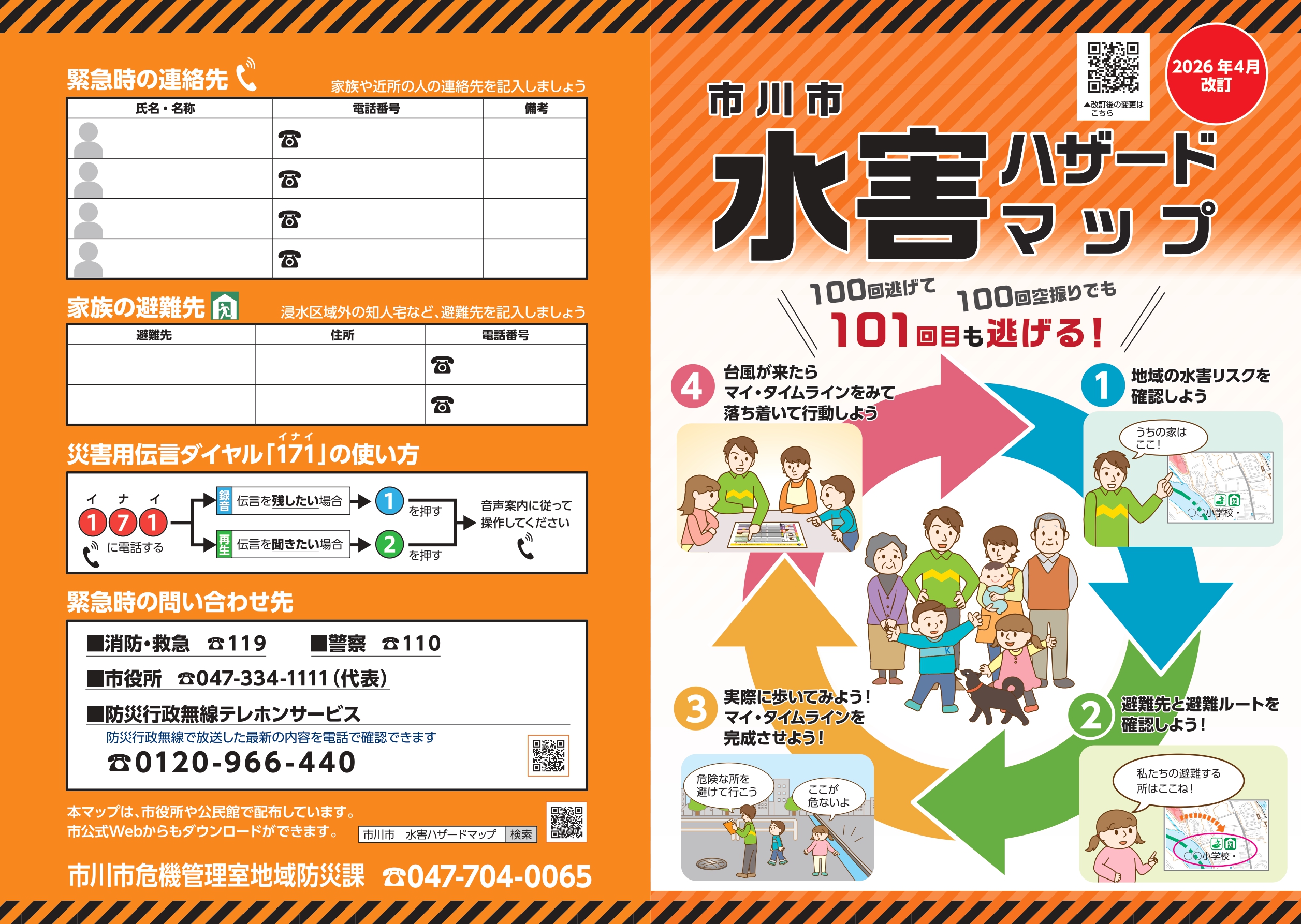 市川市水害ハザードマップ2026年4月改定(最新)