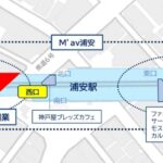【浦安市】浦安駅高架下「マーヴ浦安（西口）M’av浦安」が6/30（火）グランドオープン、焼肉きんぐ・スタバ・リンツなど8店舗が開業