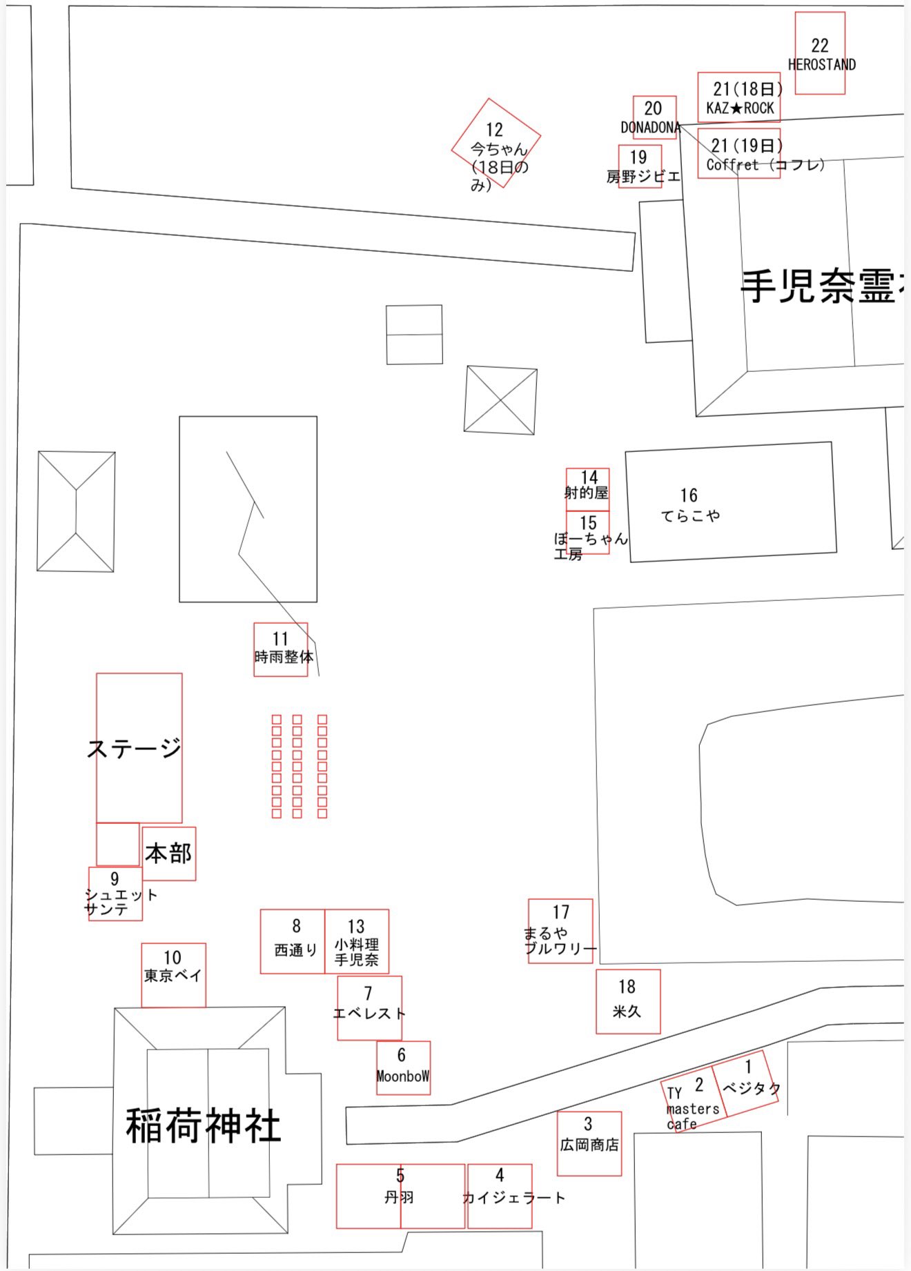 市川ほおずき市2026出店マップ
