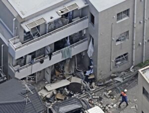 【火事】市川市福栄で発生した爆発事故現場