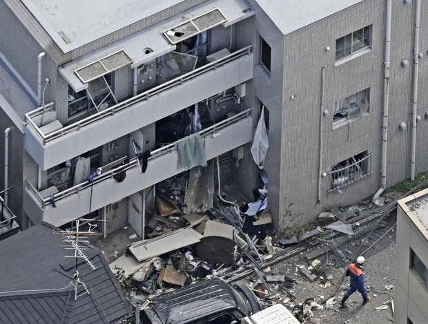 【火事】市川市福栄で発生した爆発事故現場