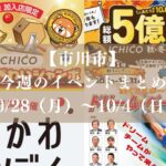 【市川市】今週のイベントまとめ（9/28～10/4）ICHICO最大30％還元、市川まつり・ドイツデイ・八幡祭も